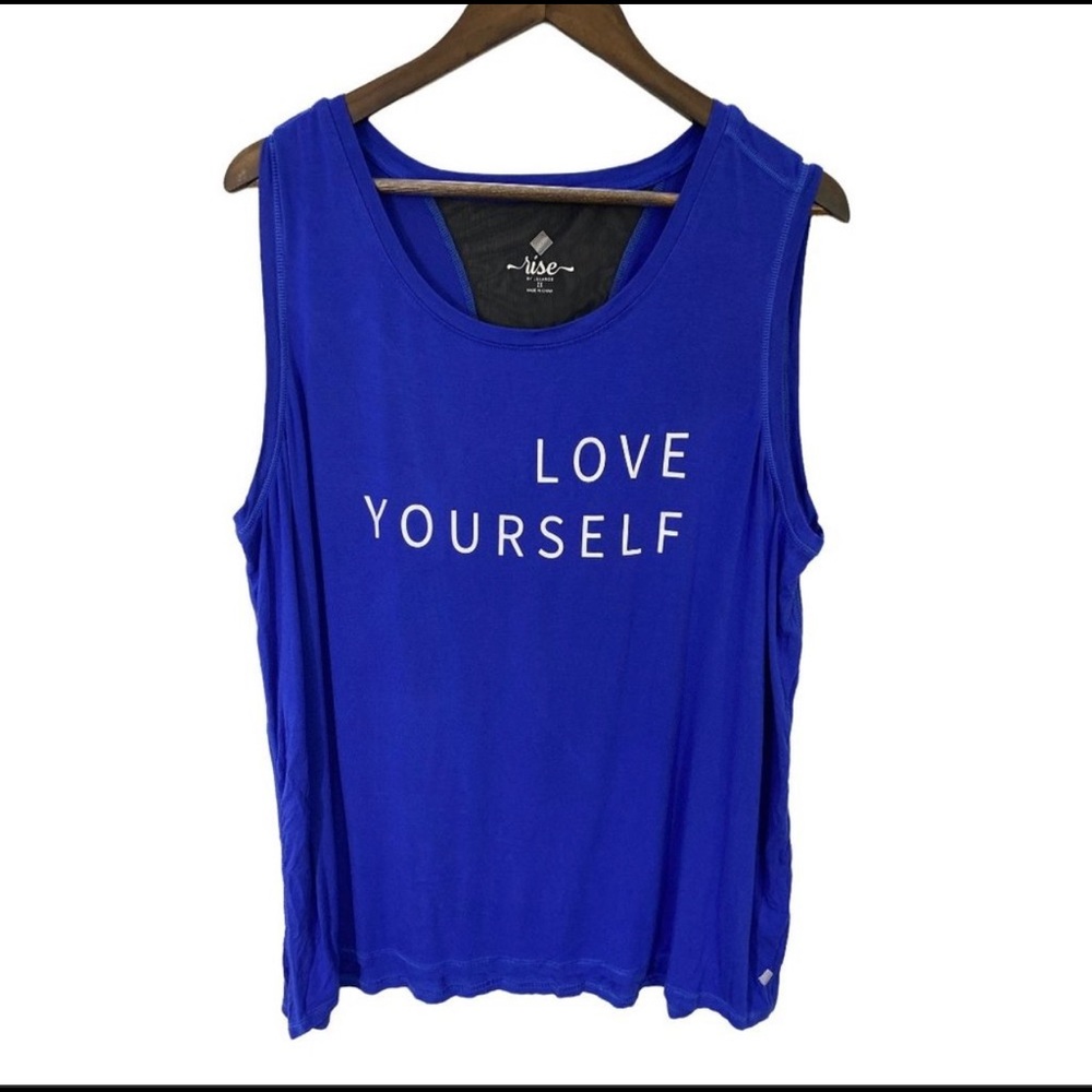 LulaRose Rise Workout Tank “Love Yourself”